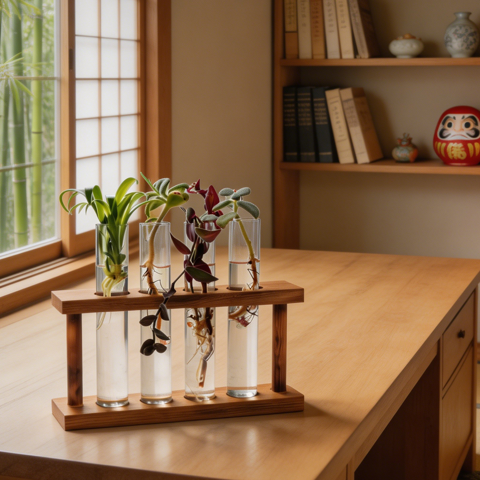 Wooden Plant Propagation Stati - đánh giá và giá Propagation Station Vase